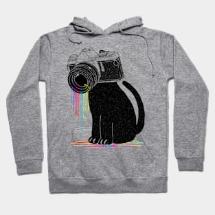 Color aperture cat Hoodie